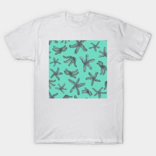 Sea Stars Pattern T-Shirt